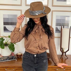 Vintage 60’s western style polka dot button up